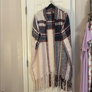 Torrid Multicolor Knit Shawl